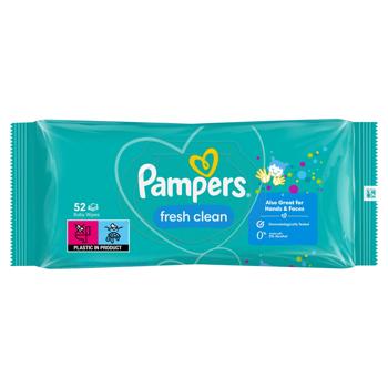 Серветки вологі Pampers Fresh Clean дитячі 52шт - купити, ціни на Ідеал - фото 3