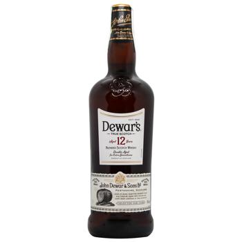 Віскі Dewar‘s Special Reserve 12 років 40% 1л в коробці - купити, ціни на Біотус - фото 1