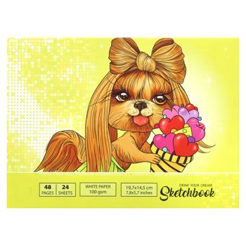 Bourgeois Matte Lamination Sketchbook 197*145mm 24 sheets - buy, prices for - photo 2