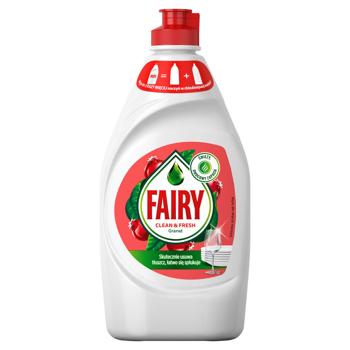 Засіб для миття посуду Fairy Clean & Fresh Гранат 450мл - купити, ціни на METRO - фото 1