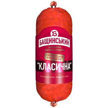 Ковбаса Бащинський Класична напівкопчена вищий сорт 280г - купити, ціни на Ідеал - фото 1