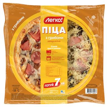 LeGko! Frozen Pizza with Mushrooms 400g - buy, prices for Supermarket "Kharkiv" - photo 1