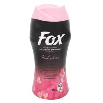 Ополаскиватель для белья Fox Pink Sakura парфюмированный гранулированный 210г - купить, цены на Восторг - фото 1