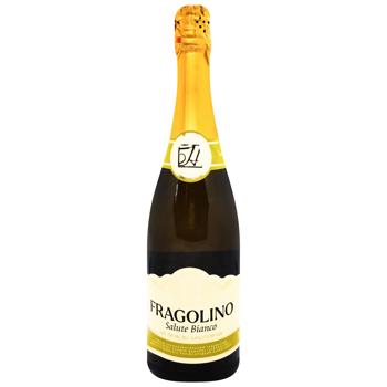 Natkhnennia Fragolino Salute Bianco White Semisweet Sparkling Wine Drink 6-6.9% 0.75l