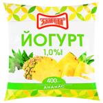 Zlahoda Yogurt Pineapple 1% 400g