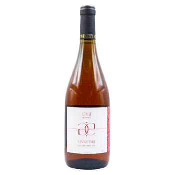 Вино виноградне н/сол. Vinnytske rose TM Gigi Winery 0.75л - купити, ціни на Grono - фото 1