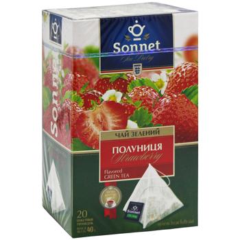 Чай зеленый Sonnet Клубника 2г*20шт - купить, цены на Auchan - фото 3