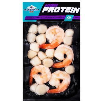 Коктейль Skandinavika гребінці та королівські креветки 150г - купити, ціни на КОСМОС - фото 1