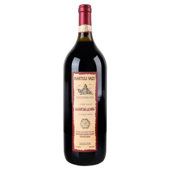 Kartuli Vazi Alazani Valley Red Semi-Dry Wine 11.5% 1.5l - buy, prices for AlcoHub - photo 1