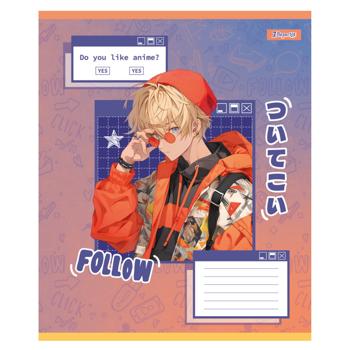 Зошит 1 Вересня Follow Anime клітинка А5 18 аркушів - купити, ціни на NOVUS - фото 3