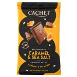 Cachet with caramel and sea salt milk chocolate 85% 300g