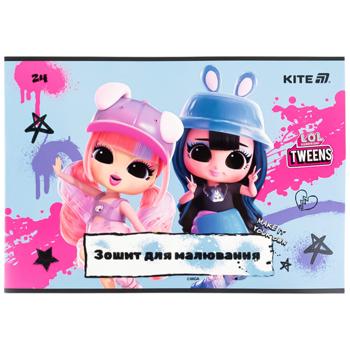 Kite LOL Album for Drawing 24 Sheets - buy, prices for Auchan - photo 2