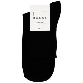 Носки Bonus мужские 2541 р.25-27 черный - купить, цены на ЕКО Маркет - фото 1