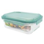 Ємність для зберігання продуктів прямокутна кришка аквамарин 1050мл 1463-34235