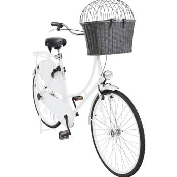 Trixie Front Bicycle Basket корзина на велосипед для собак 44x41x34 см - антрацит - купить, цены на MasterZoo - фото 5
