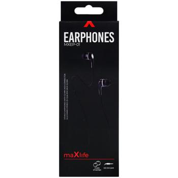 Maxlife Black Headphones MXEP-01 - buy, prices for Auchan - photo 2