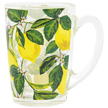 Galleryglass Lemon Cappuccino Glass Mug 320ml - buy, prices for Auchan - photo 1