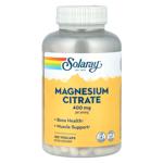 Solaray Magnesium Citrate 400mg 180 capsules