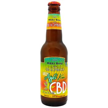 Комбуча Mikki Brew Яблоко-Киви 0,35л - купить, цены на КОСМОС - фото 1