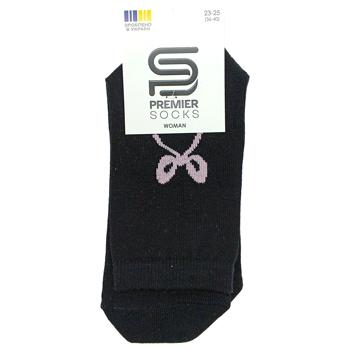 Носки Premier Socks женские классические с бантиком р.23-25 черный - купить, цены на Чудо Маркет - фото 1