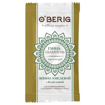 O'Berig Wine and Hops with White Clay Firming Clay-shampoo 15ml