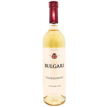 Bulgari Chardonnay Dry White Wine 12% 0.75l - buy, prices for Vostorg - photo 1