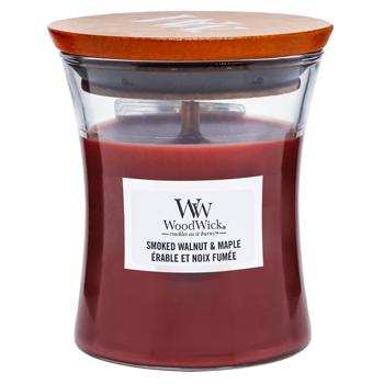 WoodWick Smoked Walnut and Maple Candle 85g - buy, prices for NOVUS - photo 1