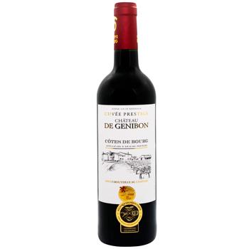Chateau De Genibon Cuvee Prestige Red Dry Wine 14.5% 0.75l - buy, prices for WINETIME - photo 1