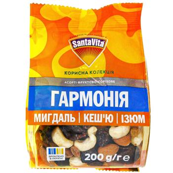 Асорті SantaVita Гармонія фруктово-горіхове 200г - купити, ціни на КОСМОС - фото 2