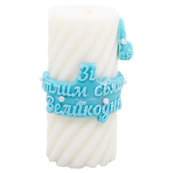 Pillar Candle with Applique 9х5.5cm - buy, prices for EKO Market - photo 2