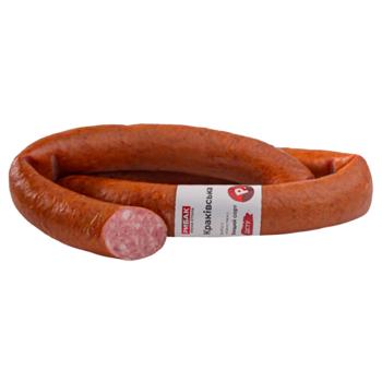 Ковбаса Краківська н/к в/г, кг (РИБАК) - купити, ціни на Чудо Маркет - фото 1