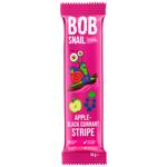 Bob Snail Apple-Black Currant Stripe Candy 14g