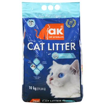 Akcat Products Bentonite Cat Litter 10kg - buy, prices for MegaMarket - photo 1