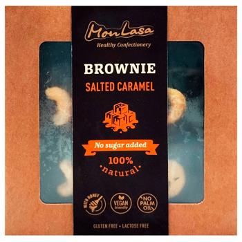 Десерт Монласа Брауні 160г з начинкою Солона Карамель порційний - купити, ціни на Восторг - фото 2