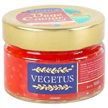 Икра Vegetus VegeCaviar красная имитированная 100г