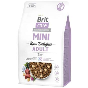 Brit Care Mini Raw Delights Adult сухий корм для собак 2 кг - яловичина - купити, ціни на MasterZoo - фото 1