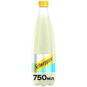 Напиток газированный Schweppes Bitter Lemon 0,75л - купить, цены на КОСМОС - фото 1