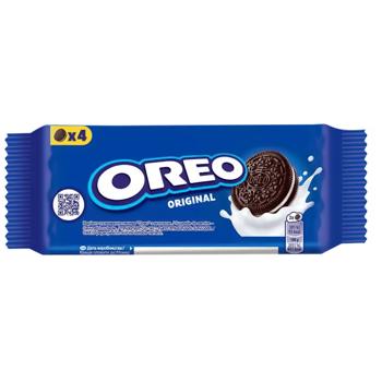 Oreo Cookies with Cocoa and Vanilla Cream Filling 28g - buy, prices for Ideal - photo 1