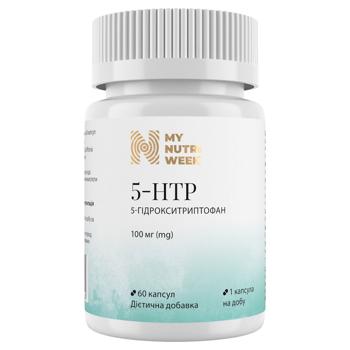 My Nutri Week 5-HTP 5-Hydroxytryptophan 100mg 60 capsules - buy, prices for Biotus - photo 1