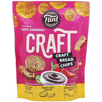 Гренки Flint Craft ржано-пшеничные со вкусом Соус барбекю 80г