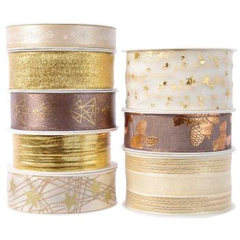 Лента декоративная Decoris 400х1,5см в ассортименте - купить, цены на METRO - фото 1