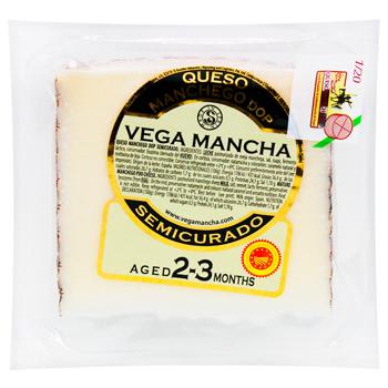 Сыр овечий El Conchel Queso Manchego Vega Mancha Dorada 2-3 месяца 50% 150г