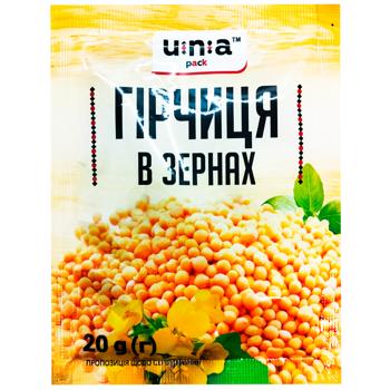 Гірчиця в зернах Una 20г - купити, ціни на Cупермаркет "Харків" - фото 1