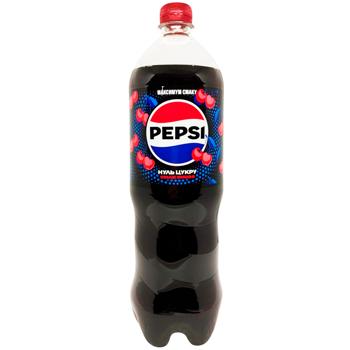 Напиток газированный Pepsi Zero Sugar Вишня 1,25л - купить, цены на Торба - фото 1