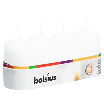 Bolsius Pillar Candle 60/40 4pcs in assortment