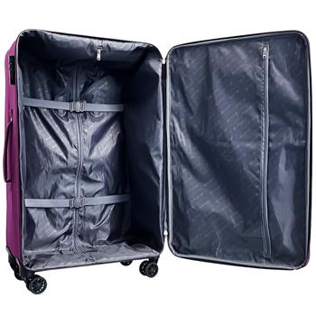 Airport BI 4K55 S23 Purple Suitcase 40x65x22cm - buy, prices for Auchan - photo 2