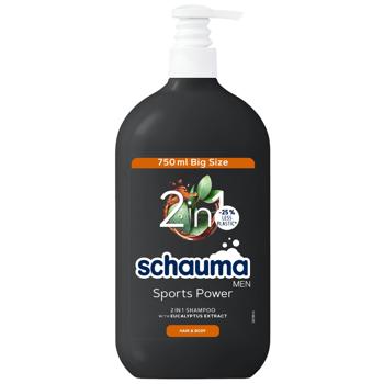 Schauma Men Sport Shampoo 750ml - buy, prices for Ideal - photo 1