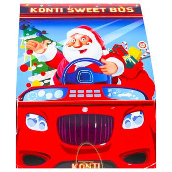 Набір солодощів новорічний Konti Святковий автобус 614г - купити, ціни на - фото 2