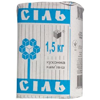 Сіль фас. АРТЕМСІЛЬ харчова в/г / 1кг - купить, цены на Торба - фото 1