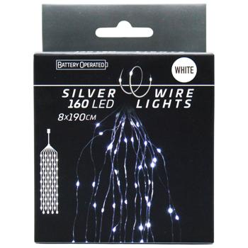 Гірлянда внутрішня 160LED холодний білий 80х190см - купити, ціни на КОСМОС - фото 3